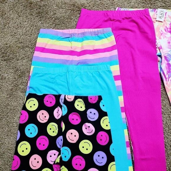 The Children's Place Girls 5 Pack Leggings -A - Picture 2 of 4
